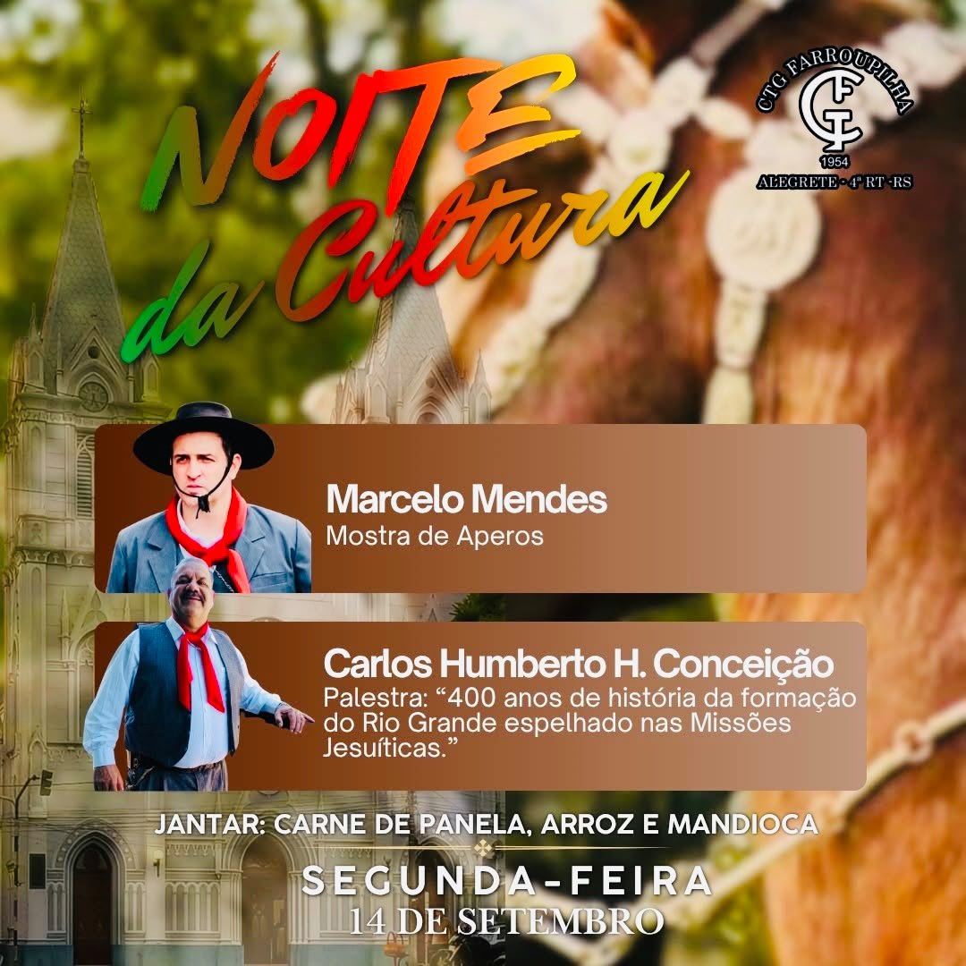 14 de setembro - Noite da cultura